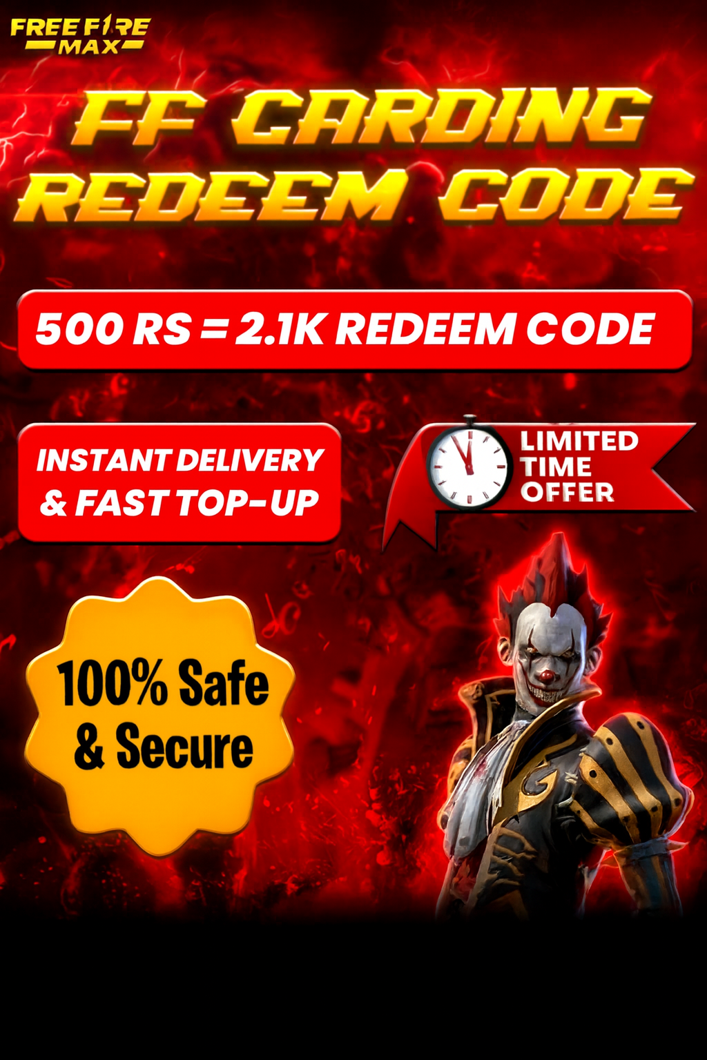 500₹ Mein 2.1K Redeem code– Limited Time Offer!